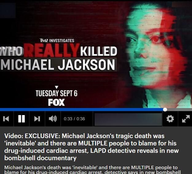 外媒曝迈克尔·杰克逊之死另有隐情：罪名不应该只有私人医生担着