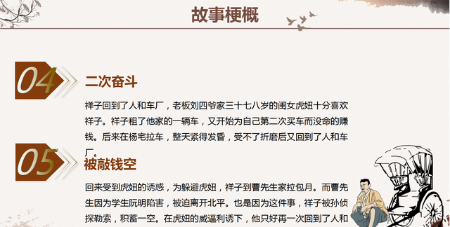 七年级语文必考名著《骆驼祥子》内容梳理与考点总结，月考必考