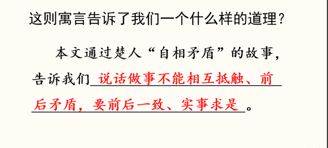 小学五年级语文15课《自相矛盾》课堂笔记、练习题及阅读题