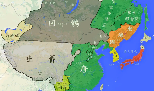 通过地图看唐朝版图变迁：一个庞大帝国，最后走向瓦解