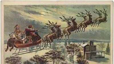 圣诞老人坐骑是什么鹿(圣诞老人的鹿是什么鹿)图1