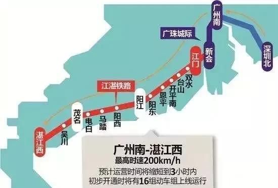 江湛铁路的组成