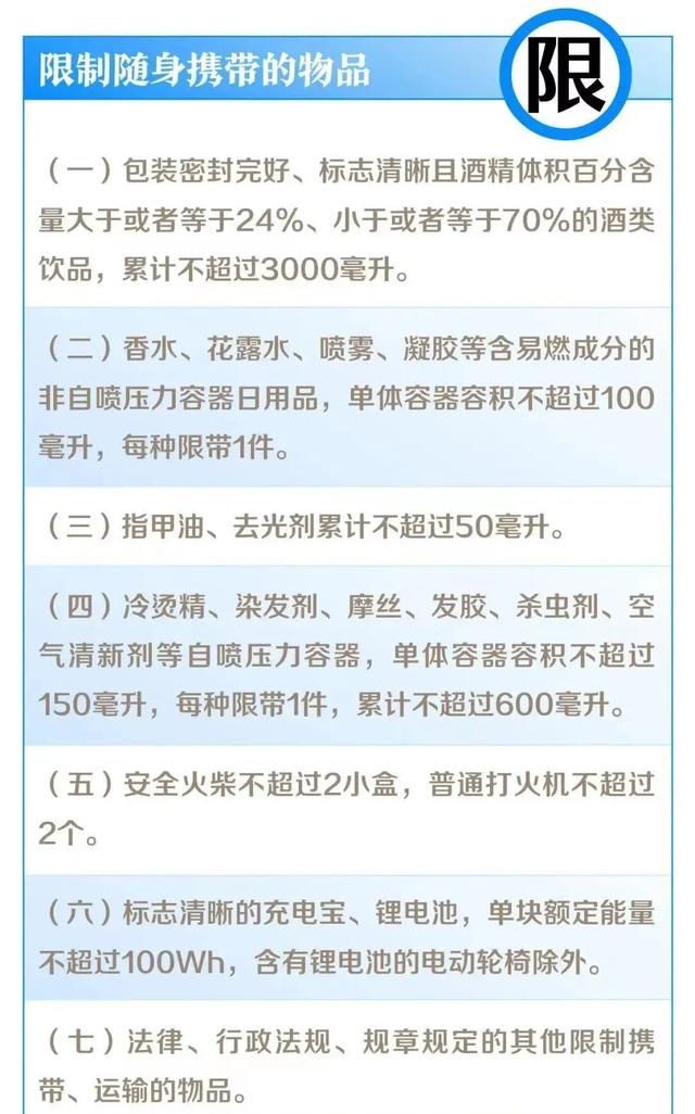 五一出行提醒！上火车啥能带啥不能带？