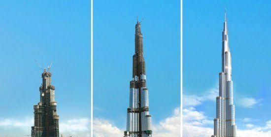 世界第一高楼迪拜哈利法塔用中文打出新年快乐