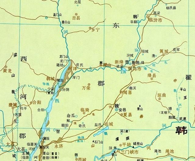 冀是河北简称，为何山西很多地方也曾以冀为名？