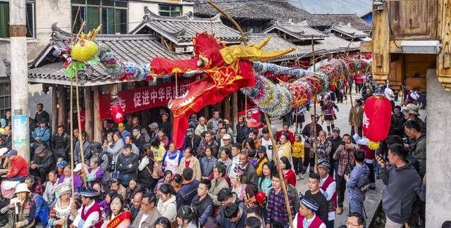 桂林龙胜：侗族民众欢度“祭萨节”