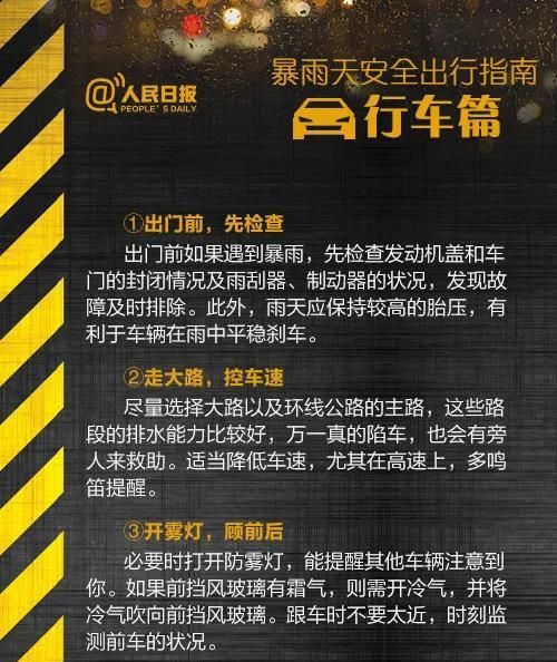 这份自救指南很实用！面对洪水时自救的正确姿势是→