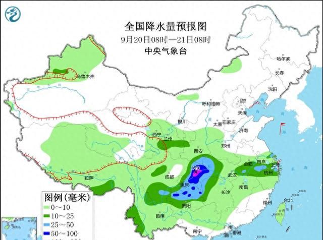 四川盆地等地有强降水