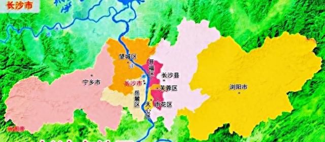 长沙区划调整前瞻4个核心区合并为星沙区,长沙、宁乡撤县设区